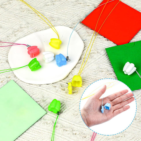 Sliverdew 10 Pcs Tooth Saver Necklaces Lost Teeth Storage Box Tooth Necklace for Lost Teeth Organizer Baby Milk Teeth