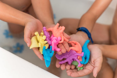 32-Pack IPIDIPI TOYS Dinosaurs Water Growing Toys for Kids Expandable Dinosaur Toys, Water Growing Animals - Ocean