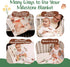 Monthly Baby Milestone Blanket - 47"x47" Premium Fleece for Baby Boy or Baby Girl with Felt Marker