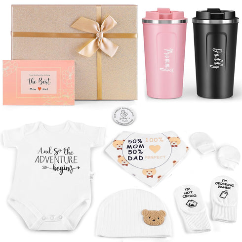 New Mom Gifts for Women, Luxury Pregnancy Gifts Basket for New Parents