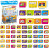 100 3-8 gisgfim PCS Memory Matching Game Trucks Concentration Memory Card Games for Kids Preschool Educational Ages A