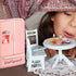 17 Pieces Mini Fridge Toy Dollhouse Refrigerator with Mini Food Set - Kitchen Furniture Food Toys for Kids Girls