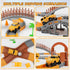 230+ Set 3 4 5 6 7 Playset Magickidz PCS Construction Tracks Toy for Kids - DIY Engineering Building with Excavator