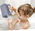 ILORVIUN Baby Bath Rinse Cup - Bath Essential Mug with Soft Grip Handle + Flow Control, Silicone Shampoo Rinser & Bath