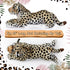 15'' Tiger Stuffed Animal, Stuffed Tiger Leopard Lion Animal Plush Toys Realistic Tiger Plush Gifts Leopard Lion Tiger Pillow Jungle Stuffed Animals for Boys Girls Animal Parties (Leopard)