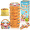 Y-FABKKI Easter Wooden Blocks Stacking Games, Bunny Egg Basket Theme Tumbling Tower and