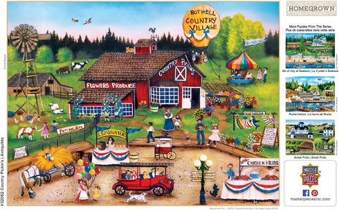 Masterpieces 750 Piece Jigsaw Puzzle for Adults - Country Pickens 18"x24" for Family Fun