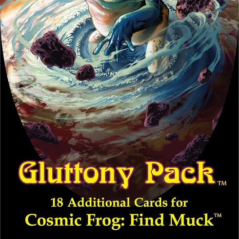 Cosmic Frog: Gluttony Pack, Expansion to Find Muck, Includes 18 New Cards, Strategy Board Game