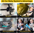 AMTIFO 2Mins 360 Baby Car Camera Easy Install: Clear Night Vision Plug-Play Backseat Camera Rotation Rear Facing Car