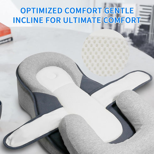 FOBSERD Tummy Lounger Pillow for Infant Cushion Reflux Breastfeeding Pillow, Bottle Feeding, Time