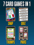 100 PICS Smart Cards Countries - 7 Games in 1, Memory Quiz, Travel Game for Ages 5+, 1-8 Players