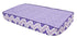 Purple and Polka Dots and Zig Zag Quilted Changing Pad Cover