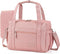 JOLLITO Diaper Bag Tote, Large Capacity Travel Diaper Bags With Changing Pad,