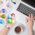 24 Pack JOYIN Mini Stress Balls, Squishy Balls for Adults, Stress Relief Fidget Toys Bulk, Glitter Squeeze Sensory Toys