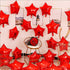 KALOR 18 Inch Red Star Mylar Balloons, 10 Pcs Star Shape Foil Balloons for Wedding, Baby Shower, Birthday Party