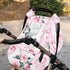 2 3D Pea Pod Car Seat Cover for Baby Girls, Floral Infant Car Seat Canopy Cover for Newborn, with Layers Windows