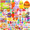 KissFree 200PCS Easter Egg Fillers, Easter Basket Stuffers for Kids - Assorted