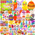 KissFree 200PCS Easter Egg Fillers, Easter Basket Stuffers for Kids - Assorted