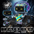 EXCOUP 3 in1 Set 6 7 8 9 10 11 12+ (433 STEM Robot Building Kit, Remote & App-Controlled Robotic Toys, Robot Building