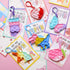 12 Packs JOYIN Valentine's Day Cards with Pop Fidget Keychain Toys, Stress Anxiety Relief Fidget Toys with Cards