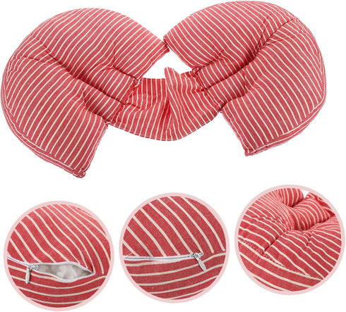 SHOWERORO U-Shaped Pregnancy Pillow for Comfort and Support Multifunctional Rest Cushion for Side Sleeping and Back