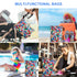 Swimming 12.6'' 16.5'' FLOCK THREE Washable and Reusable Wet Dry Bag Diaper Bag Water Resistant Bag Travel Toiletries