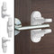 3 Pack Door Lever Baby Safety Lock, Child Proof Door Handle Lock with 3M Adhesive for Baby Proofing