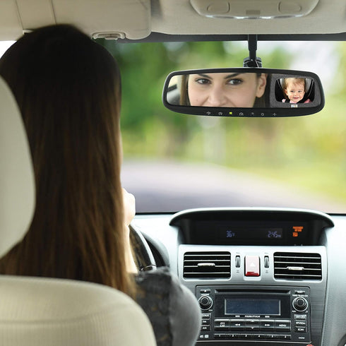Travel Bug Soft Sided Rear & Forward Facing Safety Mirror for Baby & Toddler - Jumbo Shatter Resistant Car Mirror