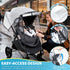 Clear Stroller Rain Cover, Universal Stroller Accessories, Waterproof Travel Weather Shield with Breathable Ventilation