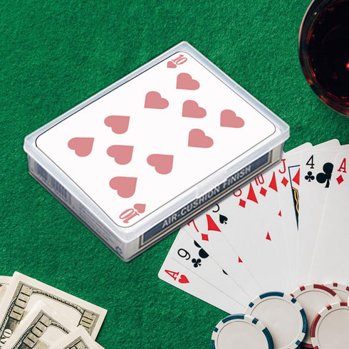 Playing Card Deck Box, 16 Pcs Plastic Empty Trading Card Case Holder, Clear Card Storage Organizer for Crafts