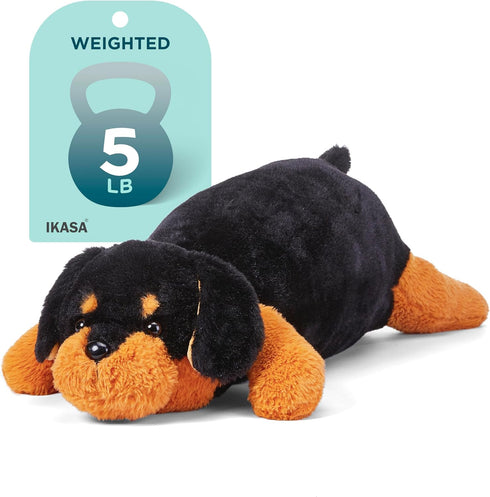IKASA 5lbs Weighted Stuffed Animal Dachshund Dog,26 inches Plush Toy Giant Large