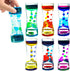 ABITOTIBA Liquid Motion Bubbler for Kids and Adults Pack of 6 Great Rainbow