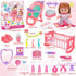 Baby Doll Toys Set, 14" Doll Toys, 25Pcs Doll Care Playset for Toddlers, Baby Gift for 3-6 Year Olds