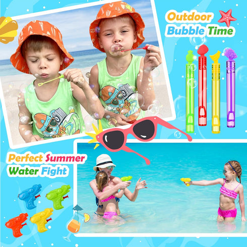 3-4-5-8-12, 96PCS Summer 4-8-12 INNOCHEER Pool Party Favors Beach Party Favors for Kids Goodie Bags Stuffers for Kid