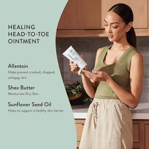 5 oz The Honest Company Head to Toe Multi-Purpose Healing Ointment, Safe for Sensitive Skin, Hypoallergenic