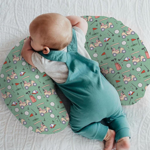 Golf Baby Nursing Pillow Covers for Boy Girl Sports Golfing Nursery Feeding Pillowcase for Breastfeeding Pillows Golf