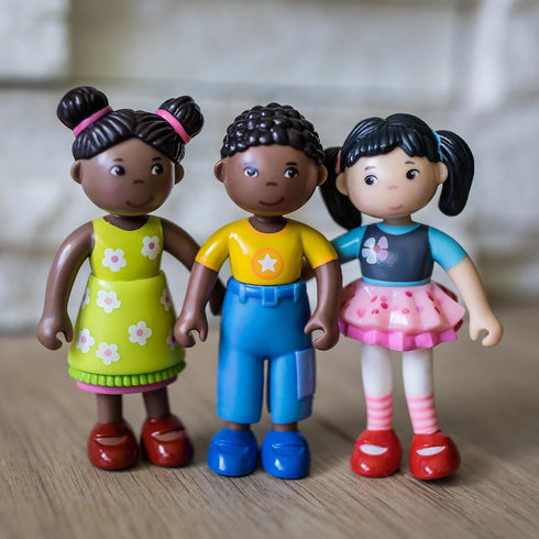 HABA Little Friends Erik - 4" African American Boy Dollhouse Toy Figure