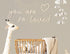 MAMUXI Lettering Wood You are so Loved - Plywood Words Sign For Wall Art, Photo Prop You are so Loved, Nursery Wall