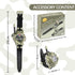 Walkie Talkie for Kids - Rechargeable Spy Walkie Talkies Watch, Two-Way Radio with Flashlight for Outdoor Games (2 Pack)