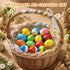 15PCS POPLAY Egg Shakers, Maracas for Kids Musical Instruments for Babies Hand Percussion Shakers Musical Eggs