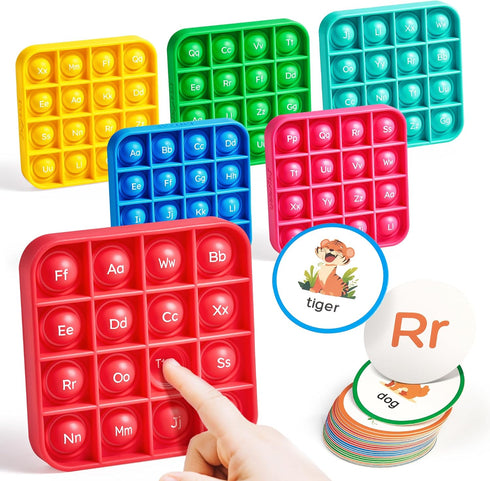 JoyCat Alphabet Bingo Game for Kids Ages 3-5, Sensory ABC Learning Toy