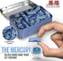 Mercury Deluxe Train Set Board Game | Miniatures for Ticket to Ride and Other Family and Adult Games (Blue)