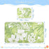 SyXIOP 28" 52" Fluorescent Green Floral Leaf Kids Cooling Baby Crib Mattress Cover x Breathable Crib Padding