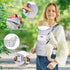 6-in-1 Baby Carrier with Hip Seat, Ergonomic M Position Baby Carrier Newborns to Toddlers, Adjustable Baby Holder