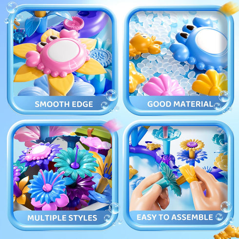 LILYBUDS 97 3 Set 3 4 5 6 7 Pcs Year Old Girl Gifts,Flower Garden Building Toy Toddlers Toys Gifts Best Educational