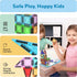 Set Playset 3+ PN11 PicassoTiles Nano Tiles Magnetic Building Construction with Tin Storage Case Compact Colorful Mini