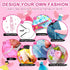 1500+PCS 5 6 7 8 9 10 11 12+ Axirata Fashion Designer Kit for Girls with Fashion Sketchbook & Mannequins, Creativity