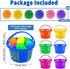 24 Set, 120g Evoio Easter Baskets Bulk for Kids, PCS Small Easter Baskets Bulk for Egg Hunts Easter Bucket Bags