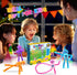 Robot Fidget Toys for Kids: 4 Pack LED Robotic Pop Tubes, Sensory Toy for Ages 2-8, Christmas Birthday Gifts