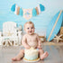 BASCT 1st Big One Surf High Chair Banner - Wave Birthday Decoration for Boys, Tassel Garland